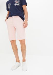 Chino-Bermuda Slim Fit in rosa, Grösse 60, 98% Baumwolle, bonprix