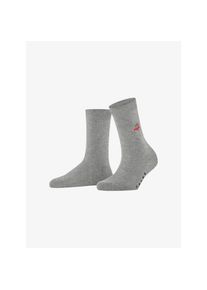 Falke Socken Cosy Wool Star X Mas hellgrau melange