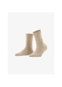Falke Socken Cosy Wool Reindeer X Mas beige