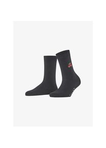 Falke Socken Cosy Wool Star X Mas schwarz