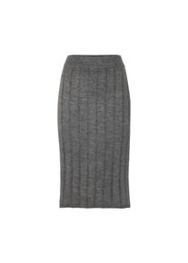 Tchibo - Gerippter Strickrock - Damen - Gr. S - grau