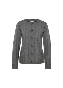 Tchibo - Gerippte Strickjacke - Damen - Gr. XL - grau