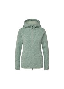 Tchibo - Kapuzen-Strickfleece-Jacke - Damen - Gr. S - gr&uuml;n