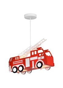 Globo Kinderh&auml;ngeleuchte , Mehrfarbig , Metall, Kunststoff , Auto , 13.5x120x43 cm , Lampen & Leuchten, Innenbeleuchtung, Kinderlampen