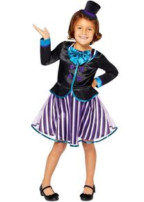 Amscan Costume da cappellaio sinistro per bambina