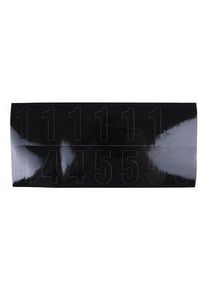 realspace Pro RS PRO Black Self Adhesive Numbers, 50mm Character Height - 514846