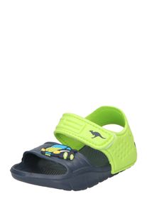 Kangaroos Badeschuh M&auml;dchen Gr&ouml;&szlig;e 33 navy / hellblau / neongelb / neongr&uuml;n