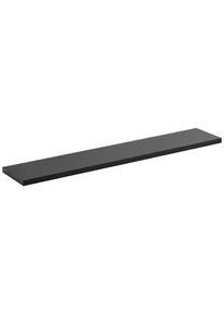 Xora Wandboard , Schwarz , Holzwerkstoff , 80x1.8x15 cm , Wohnzimmer, Regale, Wandboards