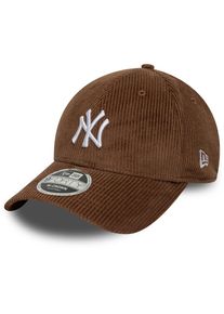 New Era, Hommes Casquette '9FORTY New York Yankees', brun foncé / blanc
