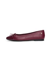 Tommy Hilfiger Ballerina Damen, burgunder, Größe 38
