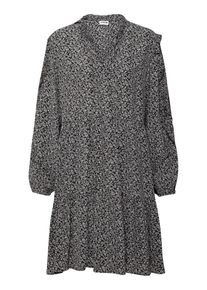 Noisy may, Femmes Robe 'Mare', gris / vert fonc&eacute; / lavande / noir