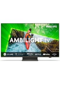 Philips , LCD-LED Fernseher »65PUS8609/12 65 3840 x 2160 (Ultra HD 4K), LED-LCD« 164 cm/65 ′′ , silberfarben , Pixel Precise Ultra HD