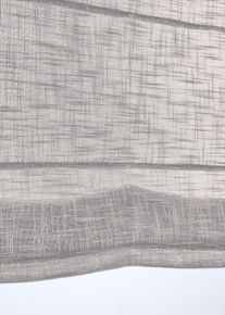 Store bateau textur&eacute; en gris130x45 cm, Couleur/Motif: gris moyen, bonprix