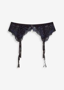 Strapshalter aus zarter Eyelash Spitze in schwarz, Gr&ouml;sse 48/50 (XL), bonprix