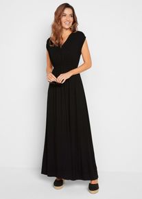 Jersey-Maxikleid aus nachhaltigem Viskose-Mix in schwarz, Grösse 44/46 (L), bonprix
