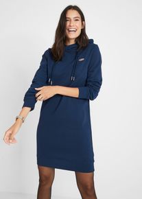 Sweatkleid mit Kapuze in blau, Gr&ouml;sse 40/42 (M), bonprix