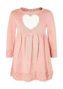 happy girls Kleid M&auml;dchen Gr&ouml;&szlig;e 122 pink / wei&szlig;