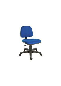 realspace Pro RS PRO Blue Fabric Typist Chair, 90kg Weight Capacity - 1970404
