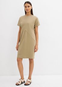 Shirtkleid aus reiner Bio-Baumwolle in gr&uuml;n, Gr&ouml;sse 48/50 (XL), 100% Baumwolle, bonprix