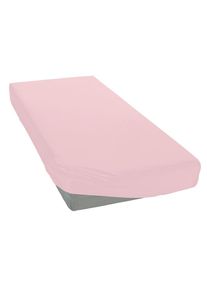 Spannbettlaken »PAPRIKA« Bettlaken, Laken, in zwei Qualitäten: Fleece & Jersey, 100% Polyester , rosa , my home , Obermaterial: 100% Polyester