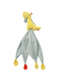 babyFEHN Fehn , Kuscheltuch »Happy Dino, Schmusetuch« , bunt