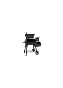 Landmann, Landmann Holzkohlegrill &raquo;Smoker Vinson 200&laquo; Mobiler Holzkohlegrill mit Ablagen, schwarz, B/H/T: 128 cm x 75 cm