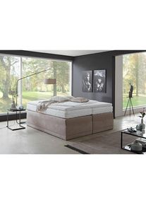 Boxspringbett »Ibiza in den Breiten 160x200, 180x200cm & 200x200cm« , beige , Westfalia Schlafkomfort