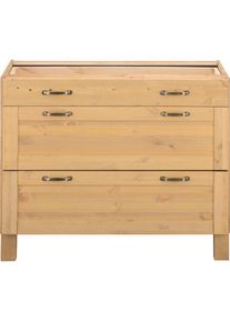 Unterschrank »Alby« Breite 100 cm, 3 Schubladen , beige , Home Affaire
