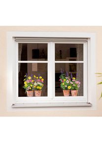 Komar, Fensterbild &raquo;Springtime&laquo; 31x31 cm (Breite x H&ouml;he), selbsthaftend, bunt, Kunststoff