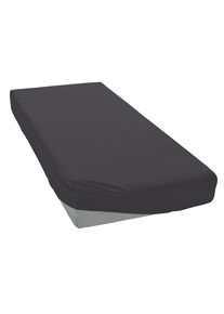 Spannbettlaken »PAPRIKA« Bettlaken, Laken, in zwei Qualitäten: Fleece & Jersey, 100% Polyester , grau , my home , Obermaterial: 100% Polyester