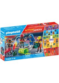 Playmobil, Konstruktions-Spielset &raquo;Action Heroes, Feuerwehr (71468), My Figures&laquo; Made in Europe, bunt, Einheitsgr&ouml;&szlig;e, Konstruktions-Spielset