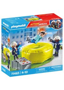 Playmobil, Konstruktions-Spielset &raquo;Feuerwehrleute mit Luftkissen (71465), Action Heroes&laquo; Made in Europe, bunt, Einheitsgr&ouml;&szlig;e, Konstruktions-Spielset