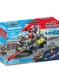 Playmobil, Konstruktions-Spielset &raquo;SWAT-Multi-Terrain-Quad (71147), My Action Heroes&laquo; Made in Europe, bunt, Einheitsgr&ouml;&szlig;e, Konstruktions-Spielset