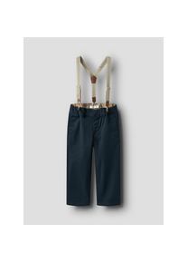 name it, Herren, Chinohose &raquo;NMMBEN TAP CHINO TWI PANT WB 5502-YZ F&laquo;, schwarz sapphire, 128, N-Gr, Moderne Chino von name it f&uuml;r Jungen