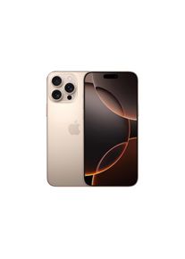 Apple , Smartphone &raquo;iPhone 16 Pro Max&laquo; Titan W&uuml;stensand MYX23QL/A , goldfarben , Supersmart A18 Pro Chip mit 6 Core GPU f&uuml;r superschnelle...
