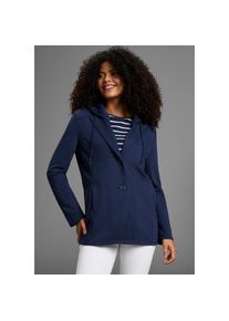 Kangaroos, Unisex, Kangaroos Sweatblazer mit abkn&ouml;pfbarer Kapuze, marine, 50, L&auml;ssiger Sweatblazer von Kangaroos