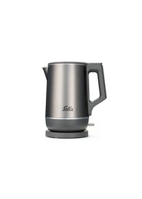Solis Of Switzerland, SOLIS OF SWITZERLAND Wasserkocher &raquo;Eco Boil Kettle 1,7 l&laquo; 1,7 l 1800 W, silberfarbengrau, Einheitsgr&ouml;&szlig;e, Wasserkocher