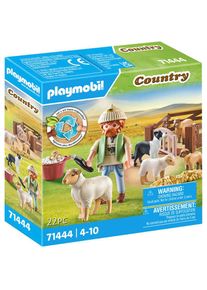 Playmobil, Konstruktions-Spielset &raquo;Junger Sch&auml;fer mit Schafen (71444), Country&laquo; teilweise aus recyceltem Material; Made in Europe, bunt, Einheitsgr&ouml;&szlig;e