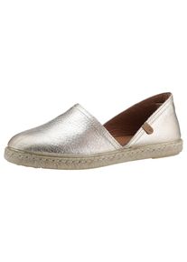 VERBENAS , Espadrille »CARMEN NUCLEO METAL« , Slipper, Sommerschuh, Strandschuh im Metallic Look , goldfarben , Espadrille mit Gummizug innen an...