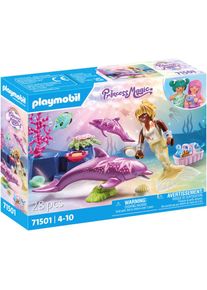 Playmobil, Konstruktions-Spielset &raquo;Meerjungfrau mit Delfinen (71501), Princess Magic&laquo; Made in Europe, bunt, Einheitsgr&ouml;&szlig;e, Konstruktions-Spielset