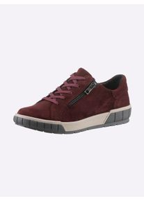 Witt Damen Schnürschuh, bordeaux, Größe 38, 100% Veloursleder