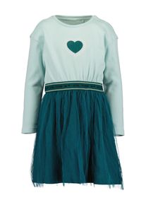 Blue Seven Kleid M&auml;dchen Gr&ouml;&szlig;e 122 petrol / mint / schwarz / wei&szlig;