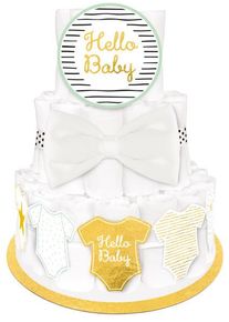 Amscan Kleiner Schatz Windeltorten Deko-Set 4-teilig