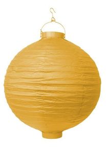 partydeco Lampion da giardino Giallo 30cm