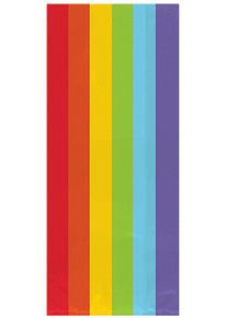 12 sachets cadeaux arc-en-ciel 24cm