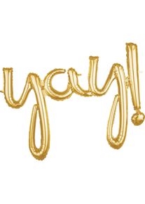 Amscan Scritta Golden Yay 88 x 63 cm