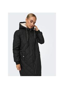 Only, Unisex, Only Steppmantel &raquo;ONLNEWSANDY QUILT COAT CC OTW&laquo;, schwarz, S, Langer Steppmantel von Only