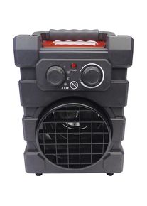 Riscaldatore elettrico, 3000 W, 3 kW, lungh. x largh. x alt. 235 x 330 x 350 mm