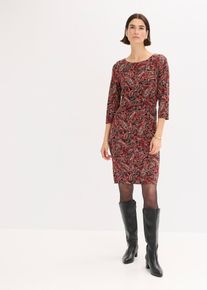 Shirtkleid mit Paisley Druck in schwarz, Gr&ouml;sse 36/38 (S), bonprix