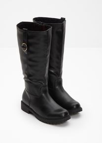 Weitschaftstiefel in schwarz, Gr&ouml;sse 39, bonprix